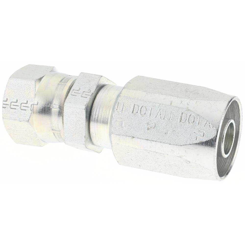 Eaton 7/16-20 JIC, Carbon Steel Reusable Hose Female Swivel Fitting - 24704N-604