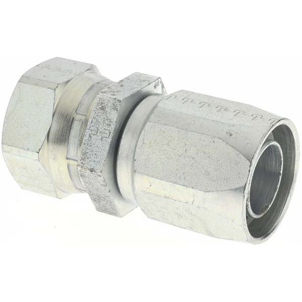 Eaton 7/16-20 JIC, Carbon Steel Reusable Hose Female Swivel Fitting - 24704N-604
