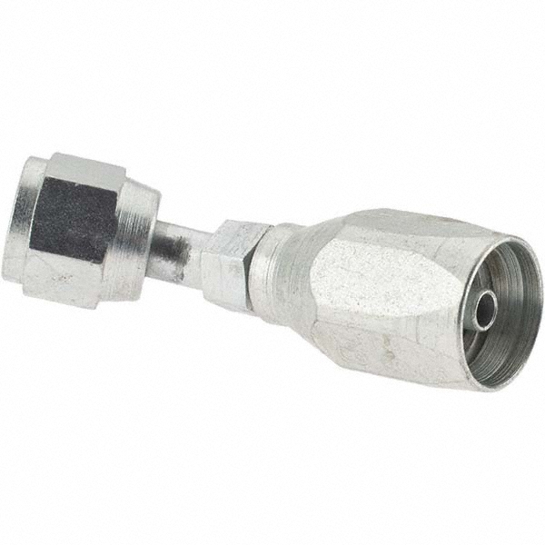 Eaton 7/16-20 JIC, Carbon Steel Reusable Hose Female Swivel Fitting - 24704N-604