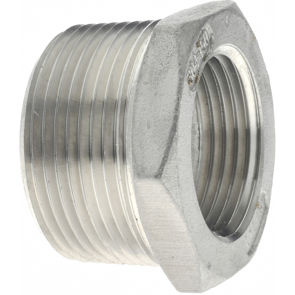 Merit Brass Pipe Bushing: 1-1/4 x 1", 304 Stainless Steel - K414-2016