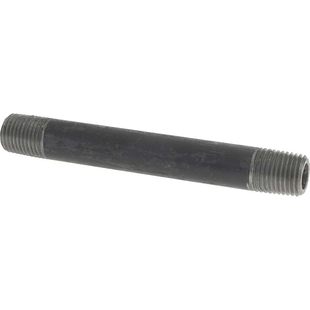 Value Collection Black Pipe Nipple: 1/4" Dia x 3/4" Long, Schedule 80 - XNB02001