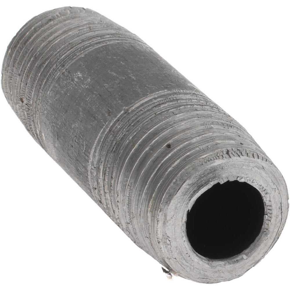 Value Collection Black Pipe Nipple: 1/4" Dia x 1-1/2" Long, Schedule 80 - 14012