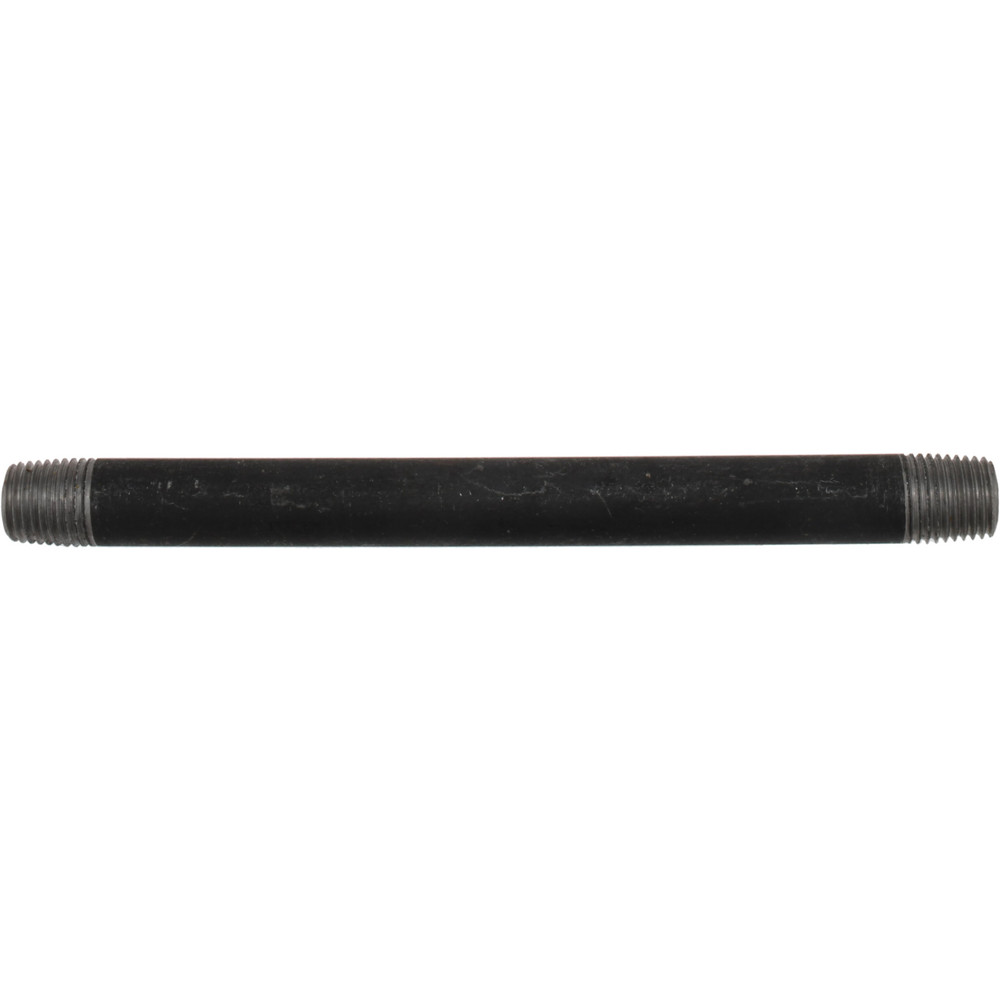 Value Collection Black Pipe Nipple: 1/4" Dia x 1-1/2" Long, Schedule 80 - 14012
