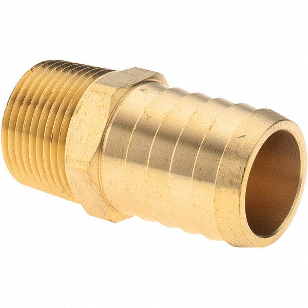 Value Collection Barbed Hose Fitting: 3/4" x 1" ID Hose, Male Connector - 2750005840