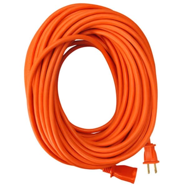 Virtual 02207ME 25 ft. Orange Round Vinyl Extension Cord - VI2670417