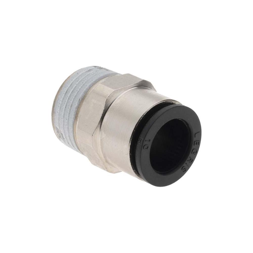 Parker Push-to-Connect Tube x Male BSPT Fitting: Connector, BSPT, 10.00 mm OD - KP23904