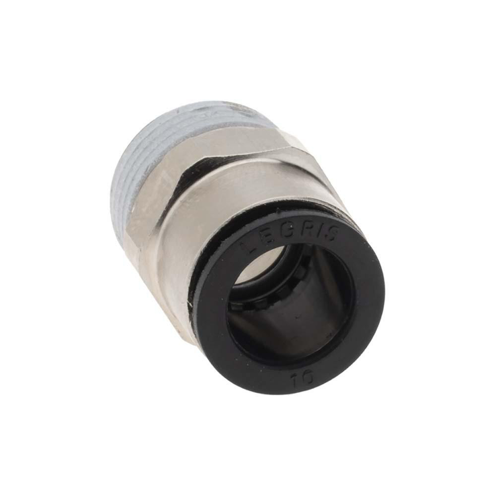 Parker Push-to-Connect Tube x Male BSPT Fitting: Connector, BSPT, 10.00 mm OD - KP23904