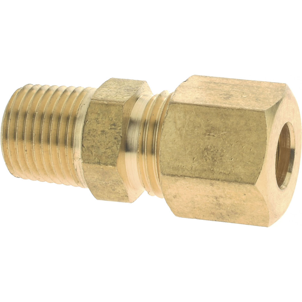 Ham-Let Compression Tube Connector: 1/2" Tube OD, Compression x MNPT - 3002013