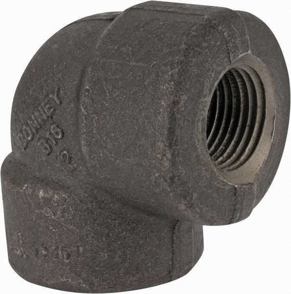 Anvil Black 90 deg Street Elbow: 1/2", Threaded - 0361109457