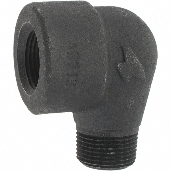 Anvil Black 90 deg Street Elbow: 1/2", Threaded - 0361109457