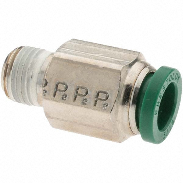 Legris Push-to-Connect Tube x MNPT x Tube x Male Fitting: Connector, NPT, 5/16" OD - 3805 08 14