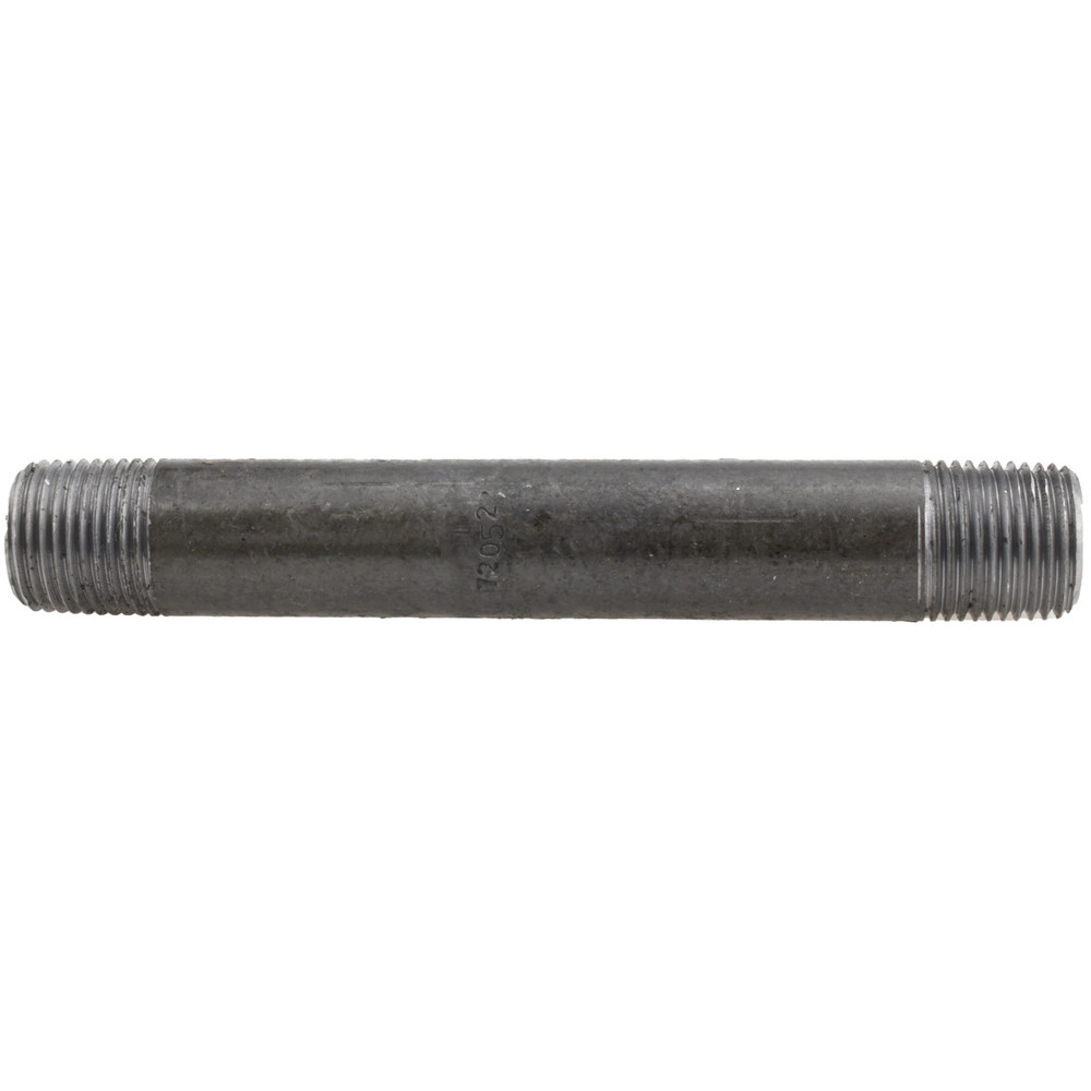 Value Collection Black Pipe Nipple: 1/2" Dia x 5-1/2" Long, Schedule 80 - 583-055XSBC