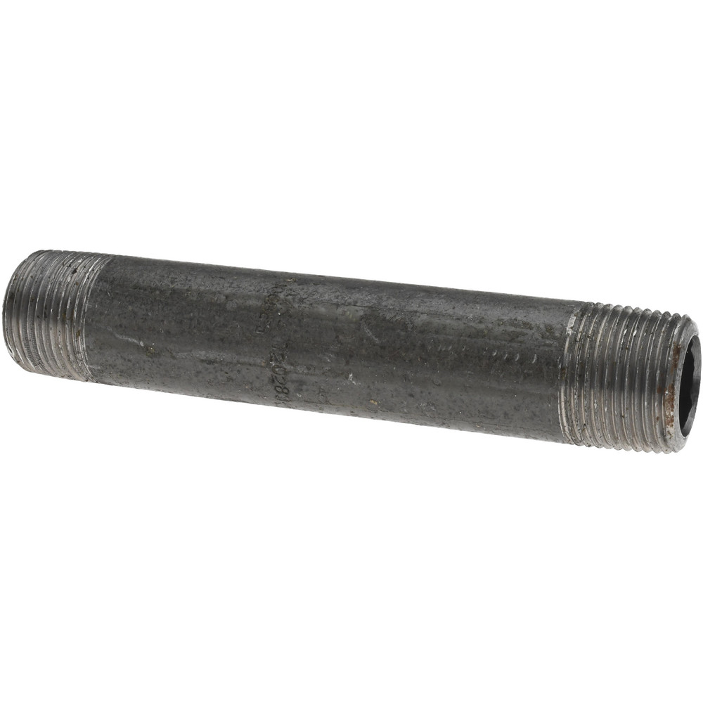 Value Collection Black Pipe Nipple: 1/2" Dia x 5-1/2" Long, Schedule 80 - 583-055XSBC