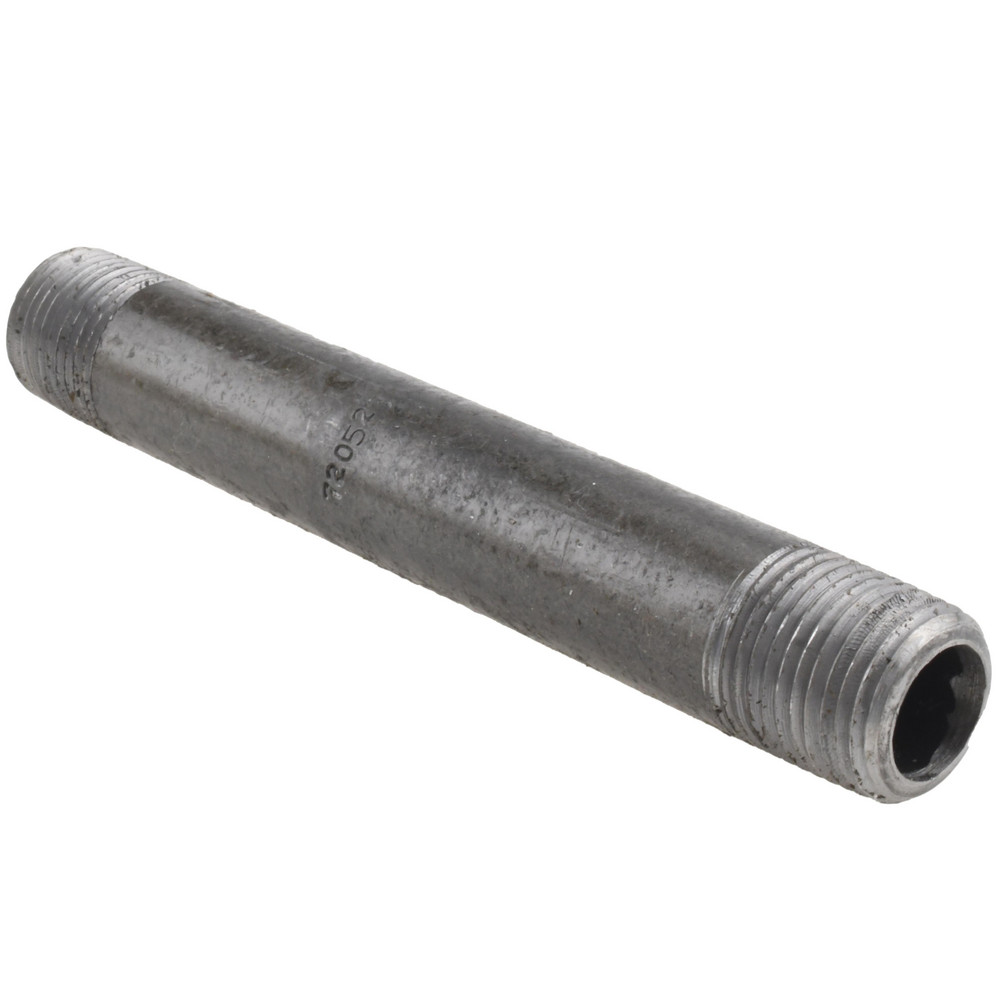 Value Collection Black Pipe Nipple: 1/2" Dia x 5-1/2" Long, Schedule 80 - 583-055XSBC