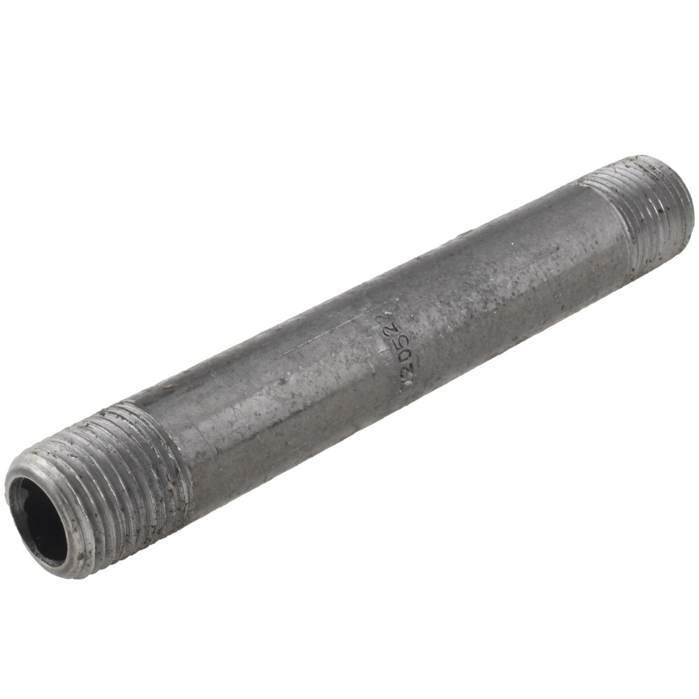 Value Collection Black Pipe Nipple: 1/2" Dia x 5-1/2" Long, Schedule 80 - 583-055XSBC