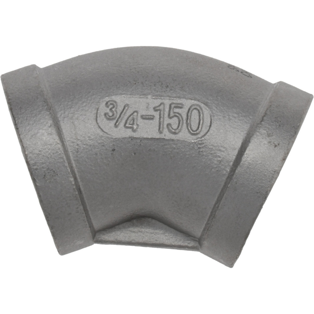 Merit Brass Pipe 45 deg Elbow: 3/4", 316 Stainless Steel - K602-12