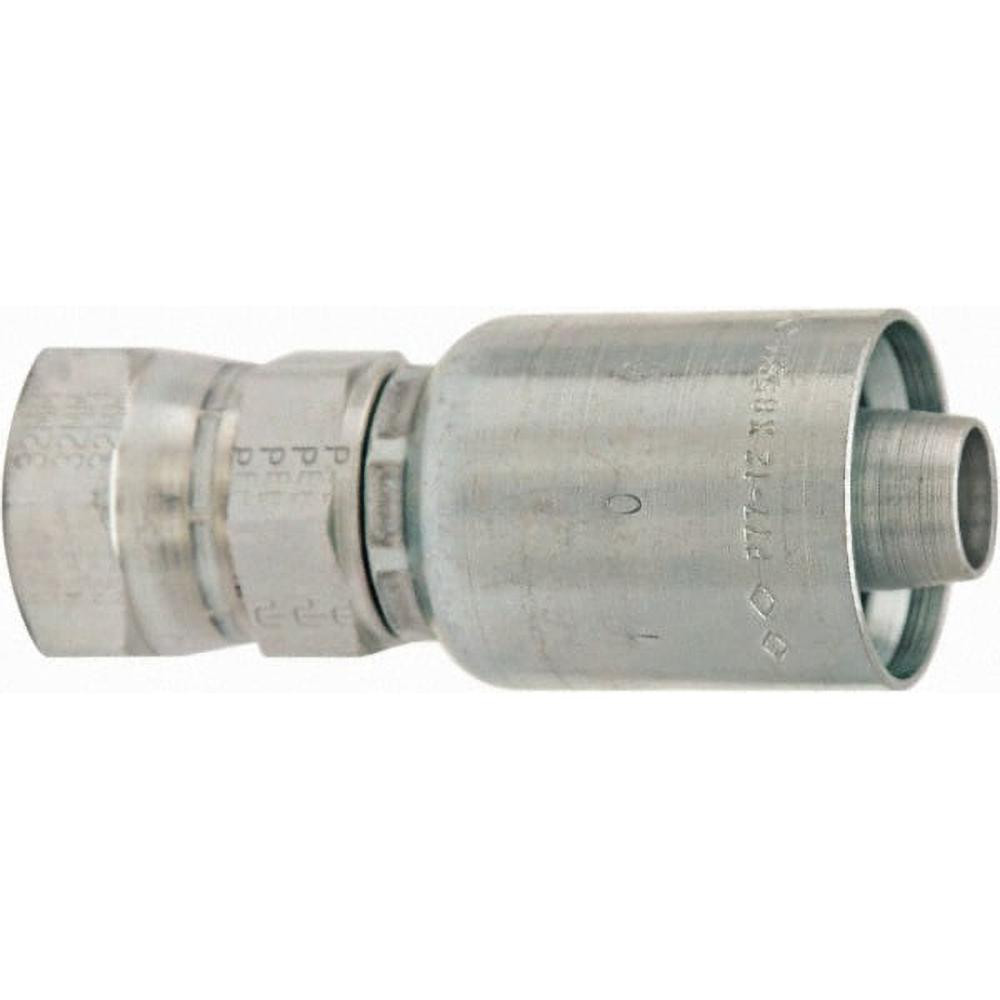 Parker Hydraulic Hose Straight Female JIC 37 ° Swivel Fitting: 1" ID, 16 mm, 1-5/16-12 - PP-00550