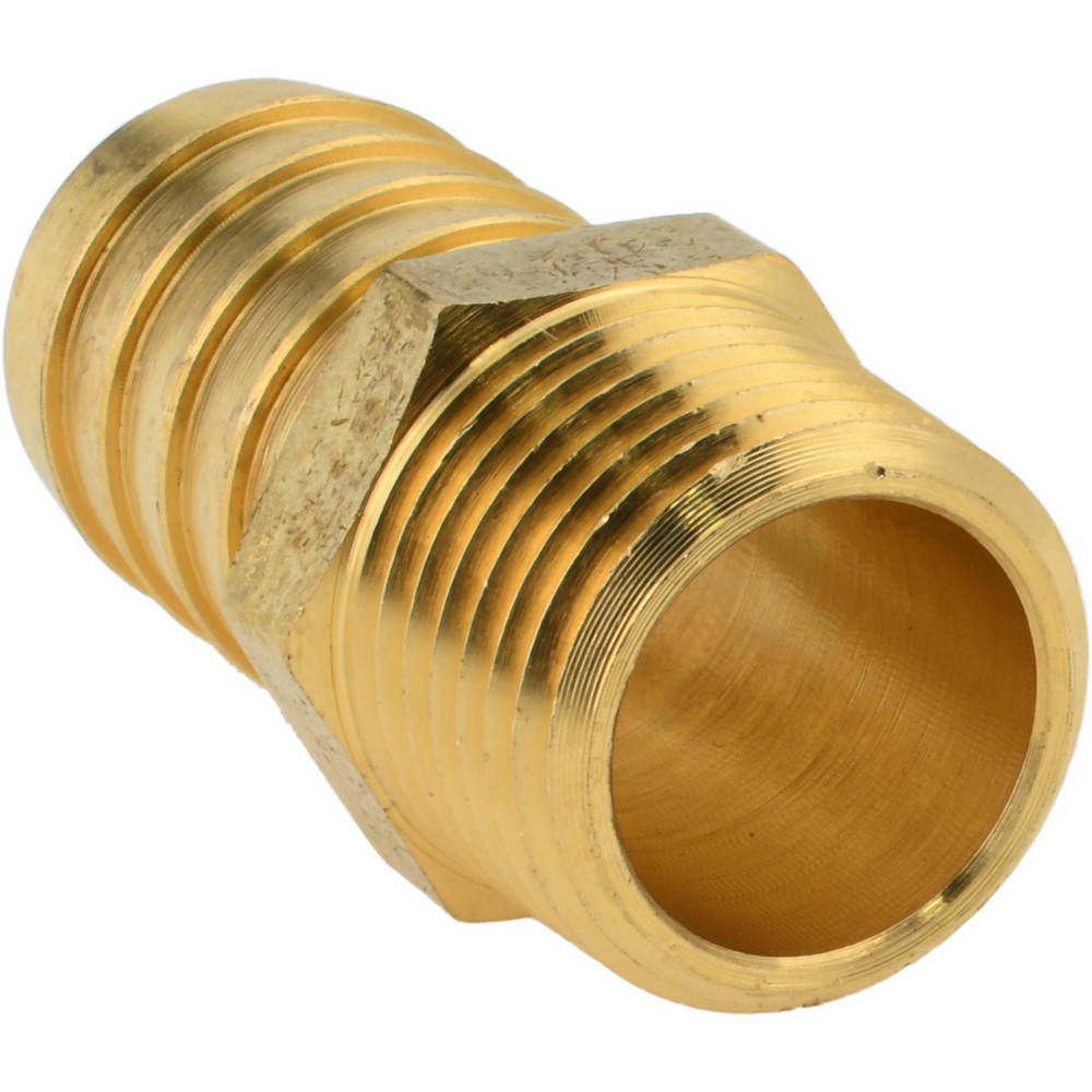 CerroBrass Barbed Hose Fitting: 3/4" x 3/4" ID Hose, Male Connector - 32023