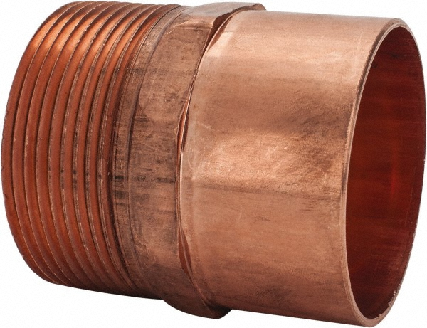 Mueller Industries Wrot Copper Pipe 90 ° Long Radius Elbow: 3/4" Fitting, C x C, Solder Joint - W 02734