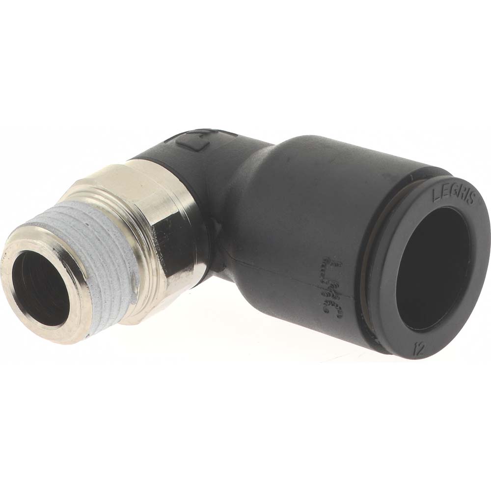 Legris Push-to-Connect Tube x Male BSPT Fitting: Male Elbow, BSPT - 3109 12 21