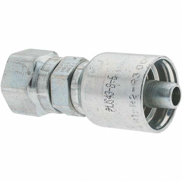 Parker Hydraulic Hose Male ORFS Swivel Fitting: 0.375" ID, 6 mm, 1/2" - PP-00313