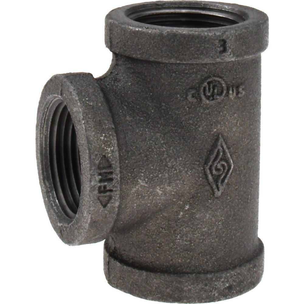 SMC PNEUMATICS Push-to-Connect Push-to-Connect Fitting: Branch Tee, NPT, 3/8" OD - KQ2T11-36AS