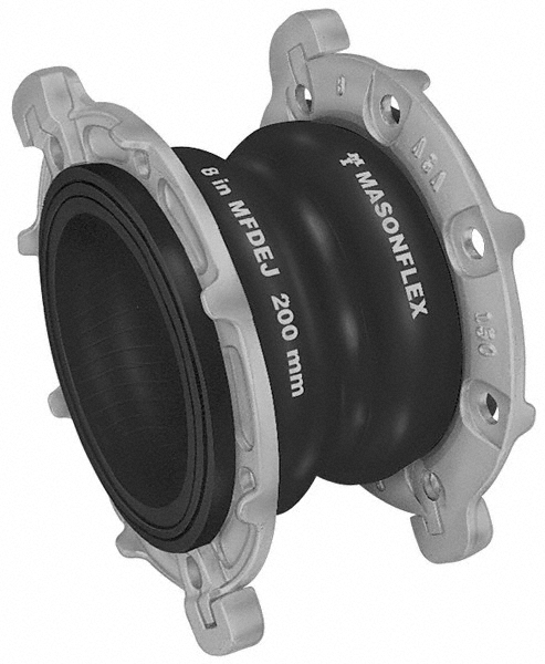 Mason Ind. 1-1/2" Pipe, EPDM Single Arch Pipe Expansion Joint - SFU-DI-1-1/2