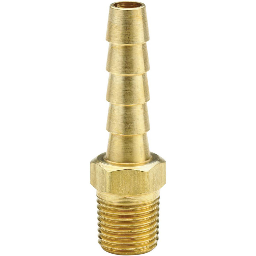 Parker Barbed Hose Fitting: 3/8" x 5/16" ID Hose, Elbow - 129HB-5-6