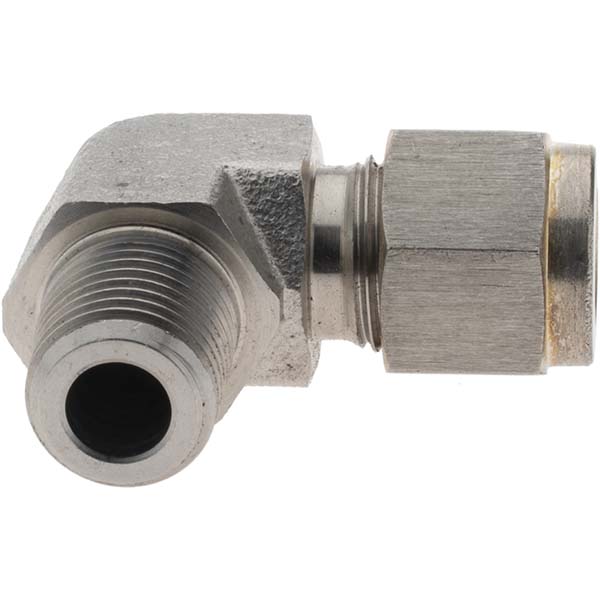 Brennan Compression Tube Male Elbow: 3/8" Tube OD, MNPT - KP4274