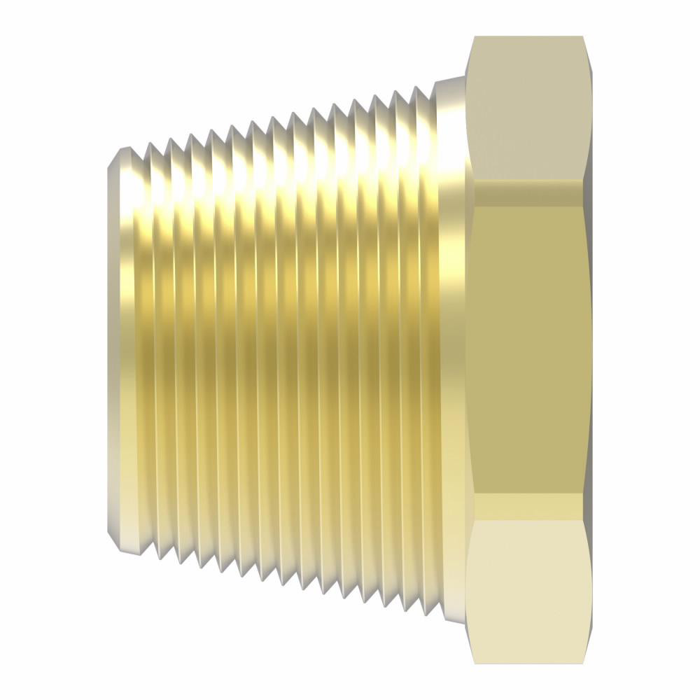 Eaton Industrial Pipe Bushing: 1/8" Female Thread, 1/2" Male Thread, MNPTF x FNPTF - 3220X8X2