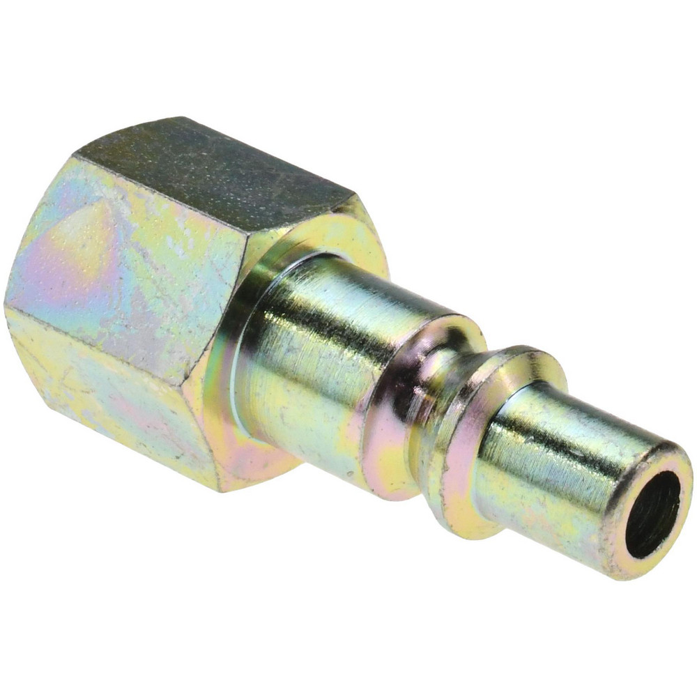 Value Collection 10 Piece 1/4" Body 1/4 NPT 215 psi Steel ARO Pneumatic Coupling Plug Set - 2521682521