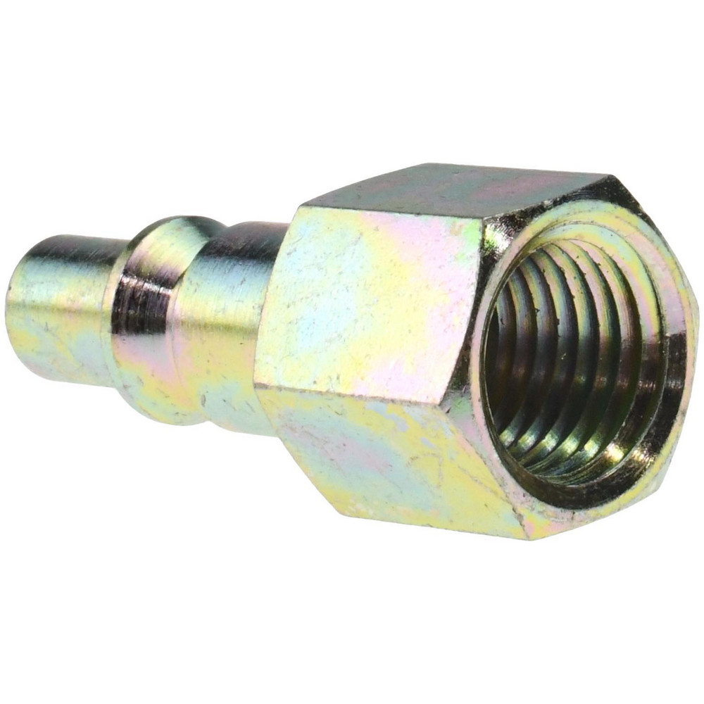 Value Collection 10 Piece 1/4" Body 1/4 NPT 215 psi Steel ARO Pneumatic Coupling Plug Set - 2521682521