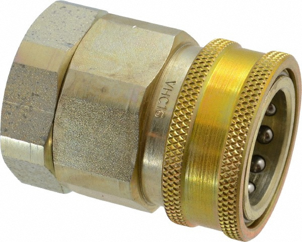 Parker Hydraulic Hose Valve Fitting: 1", 1", 2,000 psi - VHC16-16F