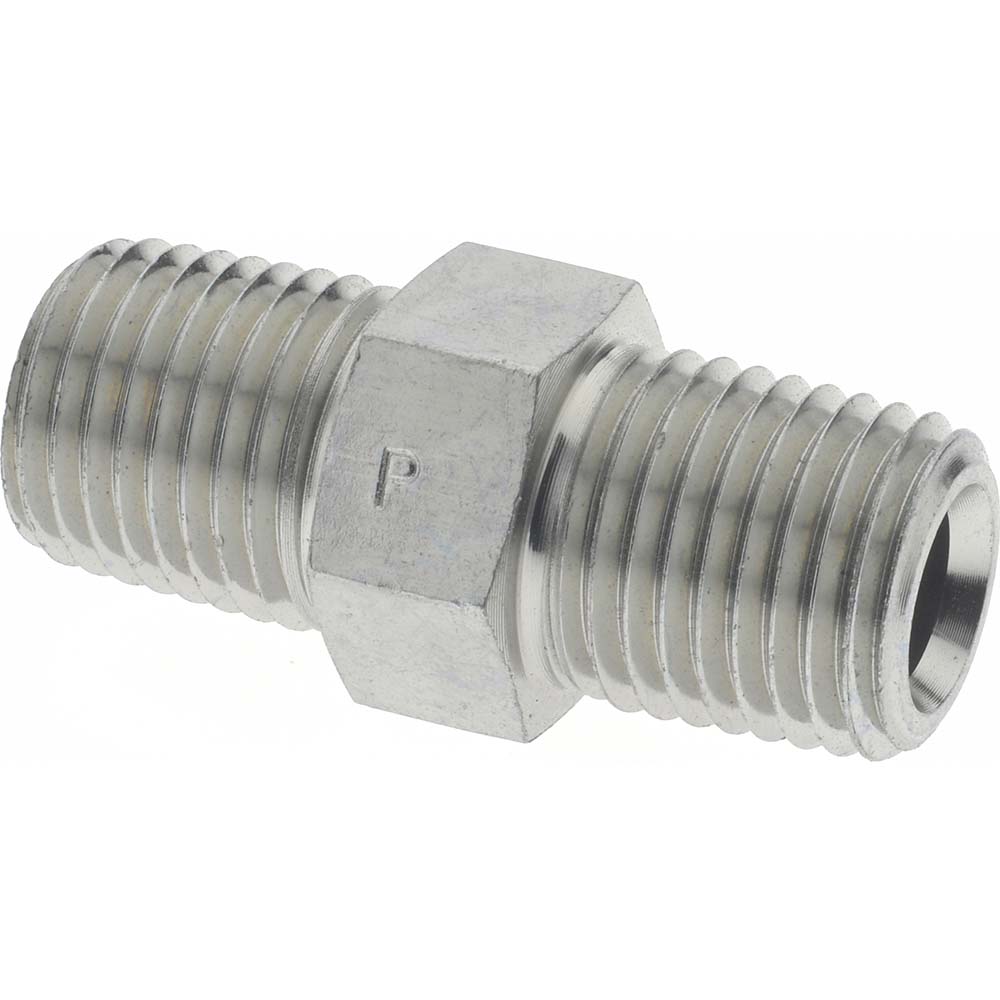 Parker Industrial Pipe Hex Plug: 1/2 x 1/4" Male Thread, MNPTF - 1/2 X 1/4 FF-S