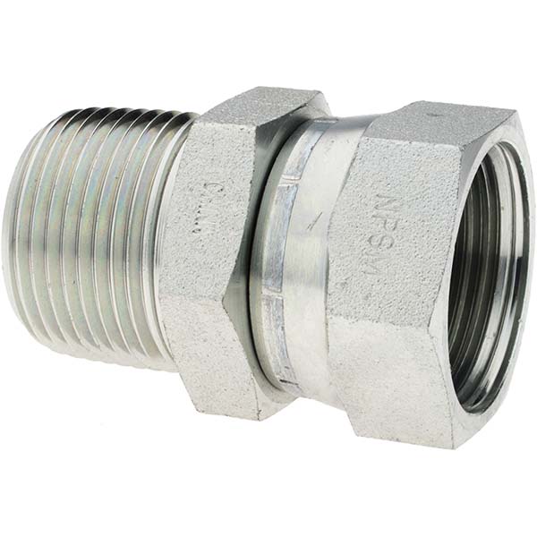 Parker Hydraulic Hose Coupler: 16 mm, 1-11-1/2, 3,000 psi - BDPQ-00056