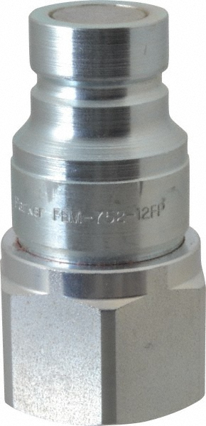 Parker Hydraulic Hose Coupler: 16 mm, 1-11-1/2, 3,000 psi - BDPQ-00056