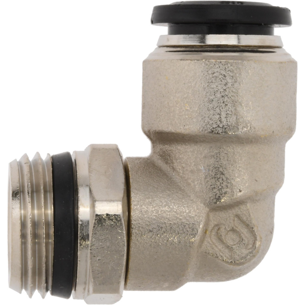 Aignep USA Push-to-Connect Tube x Universal Thread Fitting: Swivel Elbow, Universal, 12.00 mm OD - 50110N-12-1/2
