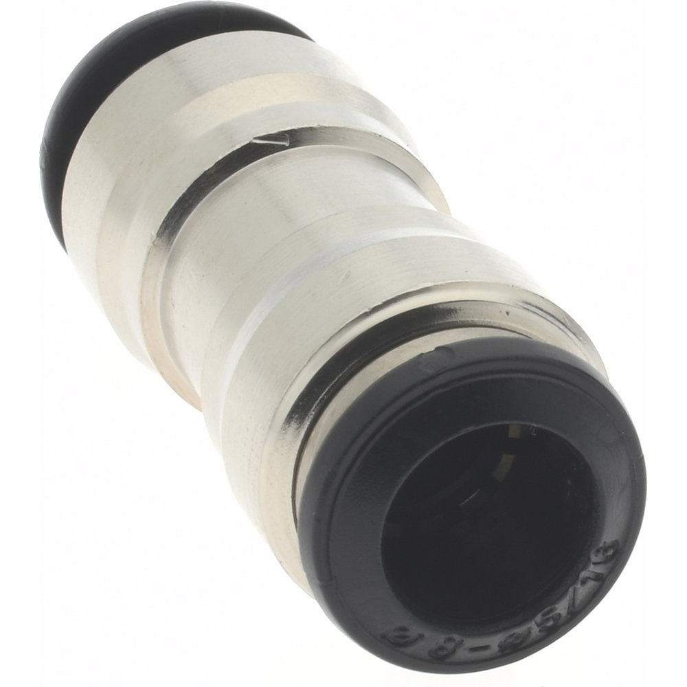 Aignep USA Push-to-Connect Tube x Tube Fitting: Union, 8.00 mm OD - 50040N-8