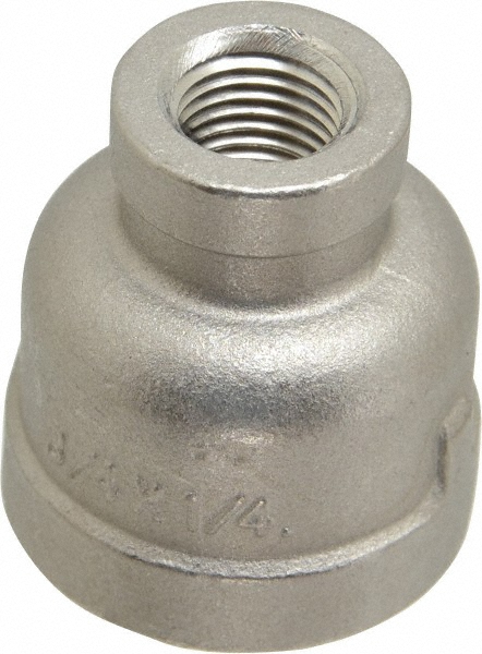 Merit Brass Pipe Reducer: 3/4 x 1/4", 304 Stainless Steel - K412-1204