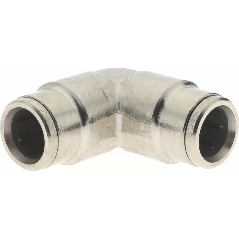 Norgren Push-to-Connect Tube x Tube Fitting: Elbow Connector, 10.00 mm OD - 100401000