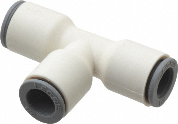 Parker Push-to-Connect Fitting: Male Elbow, NPTF, 1/4" OD - 72338908