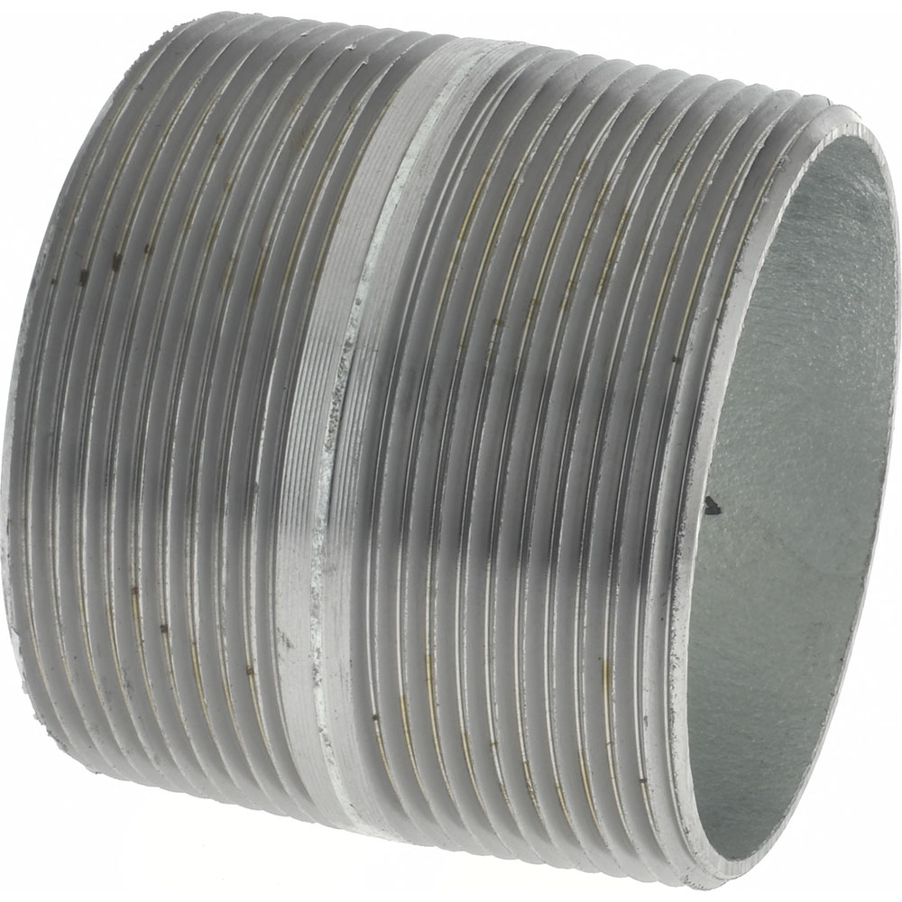 Value Collection Galvanized Pipe Nipple: 3", 2-5/8" Long, Schedule 40, Steel - NG11001