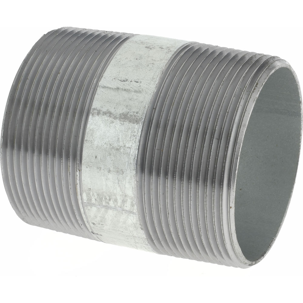 Value Collection Galvanized Pipe Nipple: 3", 2-5/8" Long, Schedule 40, Steel - NG11001
