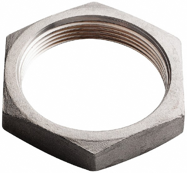 Merit Brass Pipe Lock Nut: 3/4", 304 Stainless Steel - K419-12