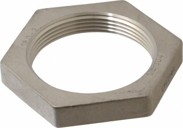 Merit Brass Pipe Lock Nut: 3/4", 304 Stainless Steel - K419-12