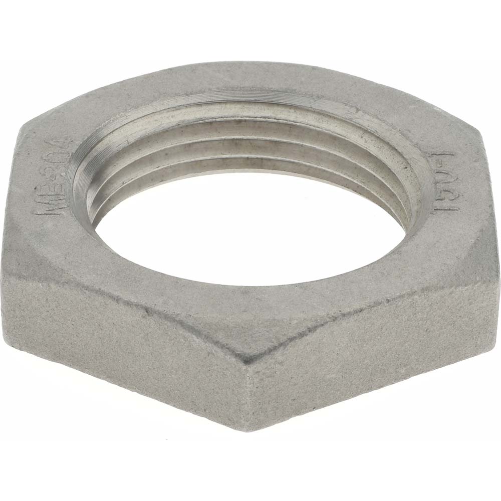 Merit Brass Pipe Lock Nut: 3/4", 304 Stainless Steel - K419-12
