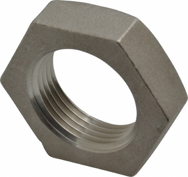 Merit Brass Pipe Lock Nut: 3/4", 304 Stainless Steel - K419-12