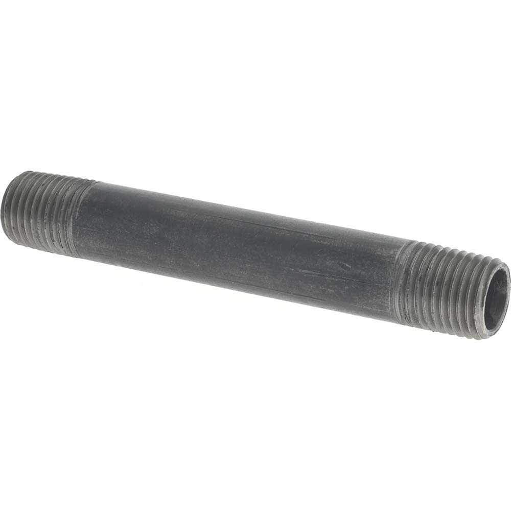 Value Collection Black Pipe Nipple: 1/4" Dia x 3-1/2" Long, Schedule 40 - NB02035