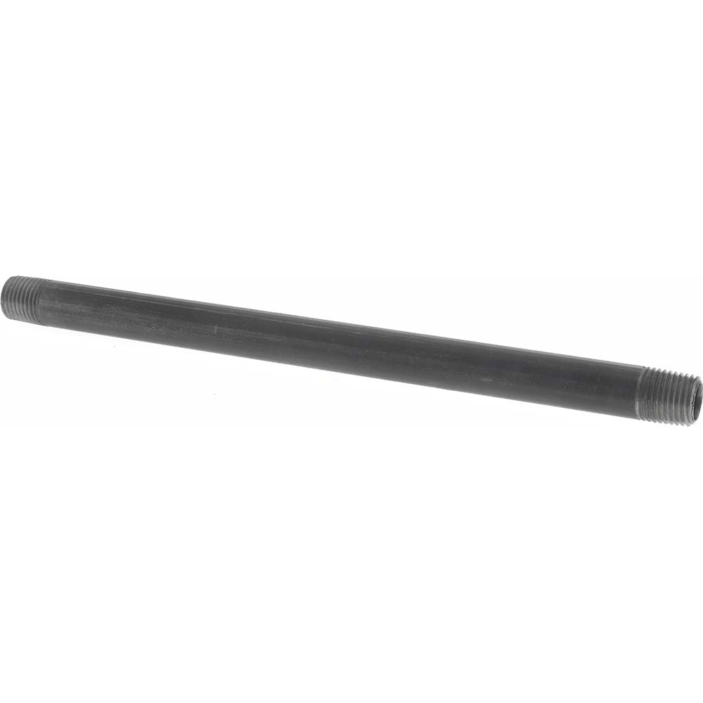 Value Collection Black Pipe Nipple: 1/4" Dia x 3-1/2" Long, Schedule 40 - NB02035