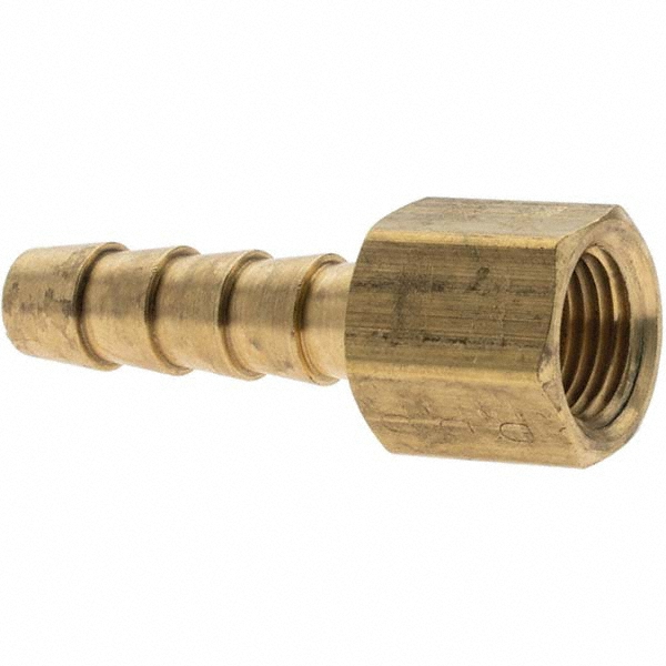 Parker Barbed Hose Fitting: 1/8" x 1/4" ID Hose - 11320